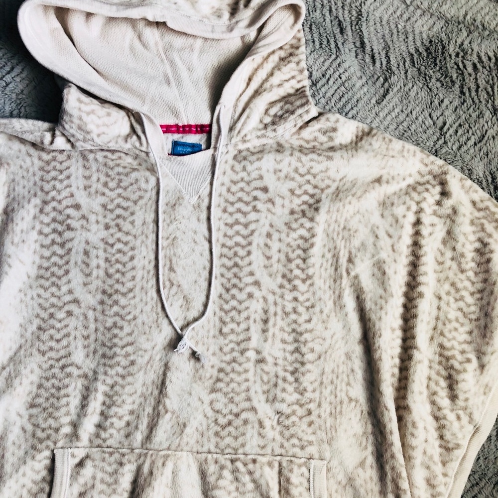 Simply Vera super soft poncho sweater